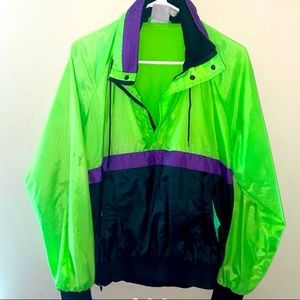 Vintage Seattle blues windbreaker
